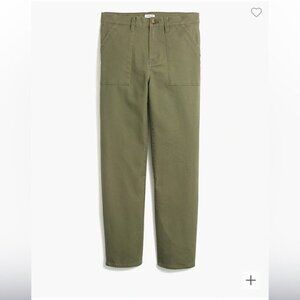 J Crew women’s factory army green stretch utility pant size 31 NEW NWT